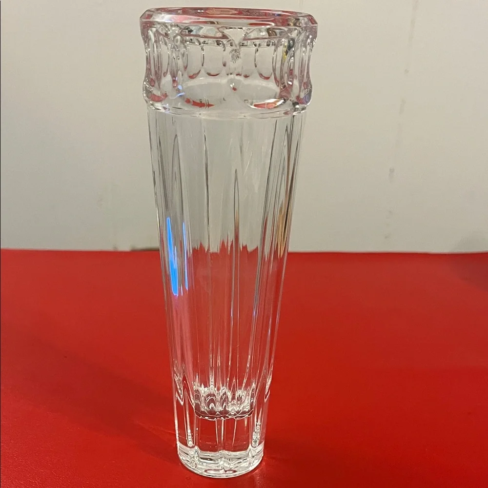 LENOX Full lead Crystal Woodward Bud Vase 8